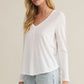 Vail LS Tee White