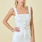 Daniela White Romper