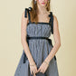 Diana Black Gingham Dress