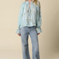 Lyla Floral Tie-neck Blouse