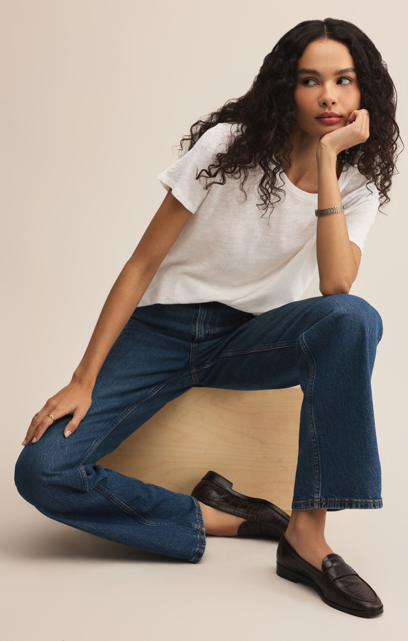 Z SUPPLY FOUNDATION SLUB TEE White