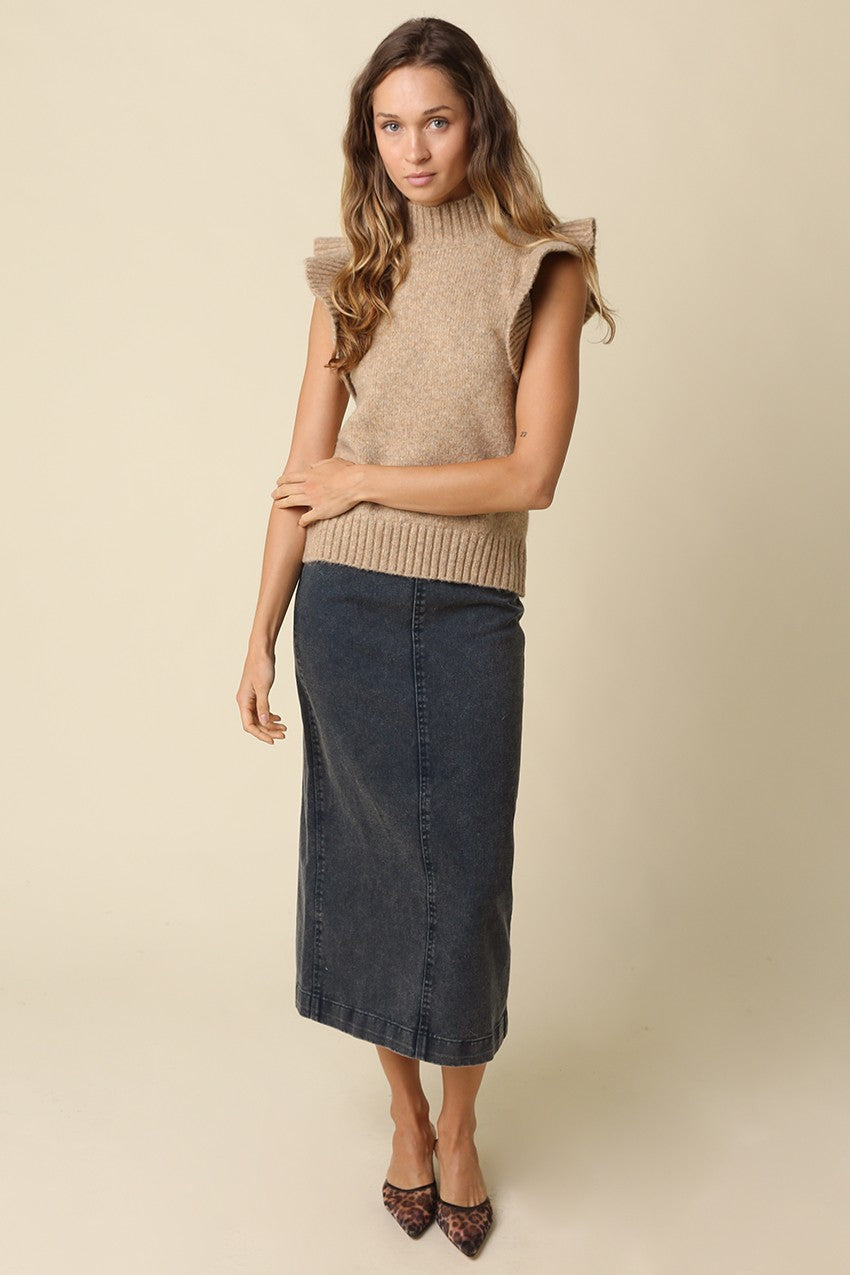 Cielo Ruffle Trim Sweater
