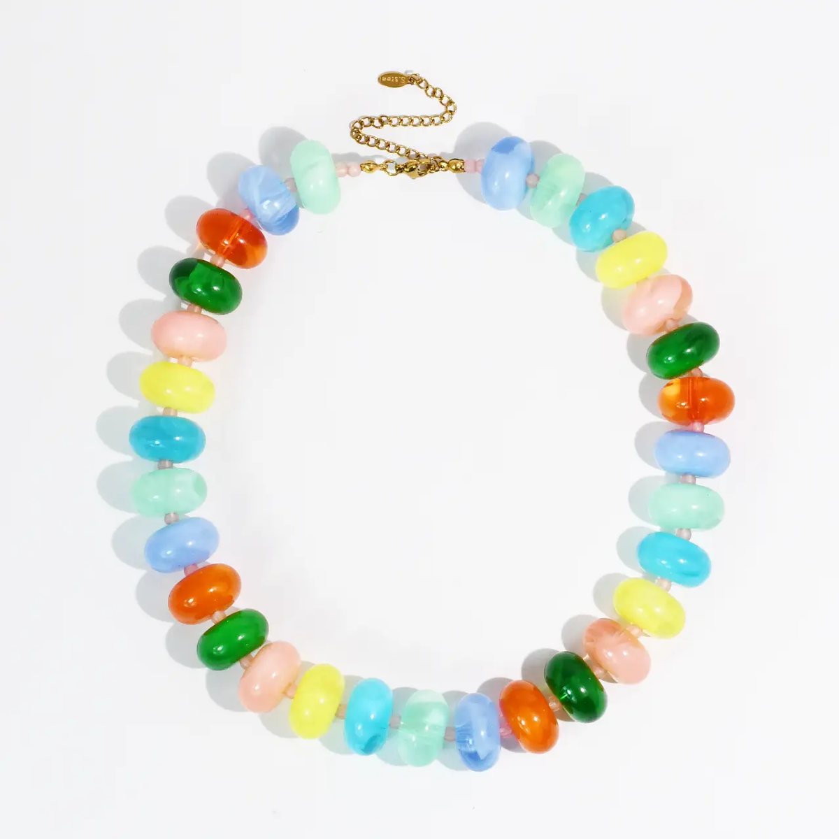 Sugar Bead Multi Summer Necklace