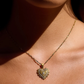 Valea 18K Gold Non-Tarnish Cz Heart Pendant Necklace