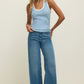 Z SUPPLY Sirena Colorblocked Rib Tank Coast