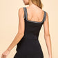 Tara Black Tank Top