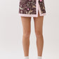 Botanical Bird Printed Athleisure Skort