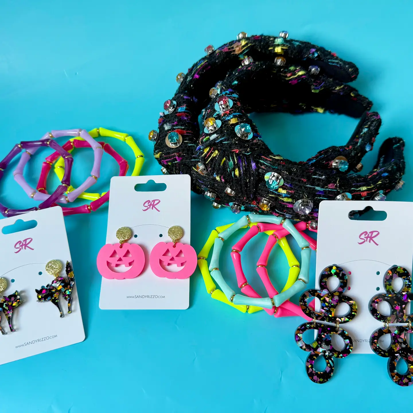 Hot Pink Jack-O-Lantern Dangle