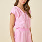 Dakota Pink Lemonade Striped Romper