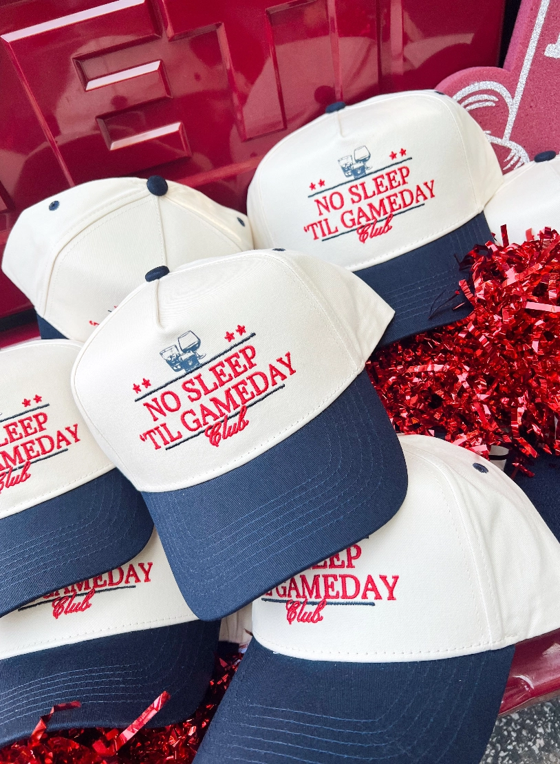 No Sleep Til' Gameday Vintage Trucker Hat