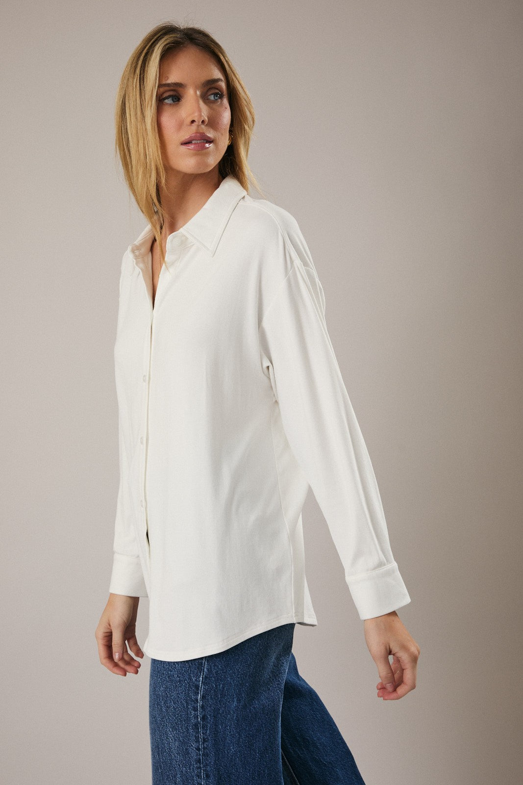 Sally White Button Down