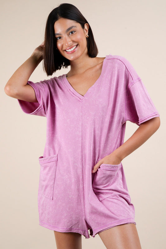 Jayla Orchid Romper