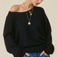 Molly Black Knit Sweater