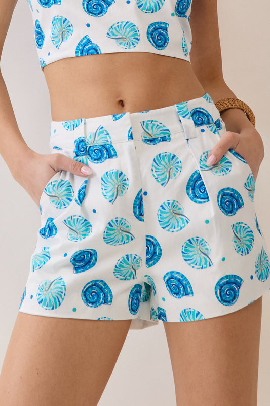 Trinity Blue Shell Shorts