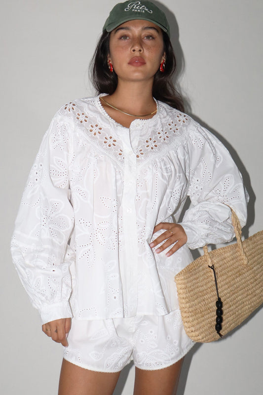 Brooklyn White Blouse