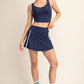 Butter Piping Skort Navy