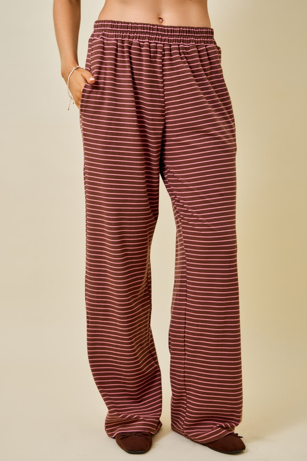 Debra Brown Striped Set Pants