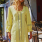 Bella yellow mini dress
