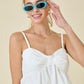 Daisy off white tank