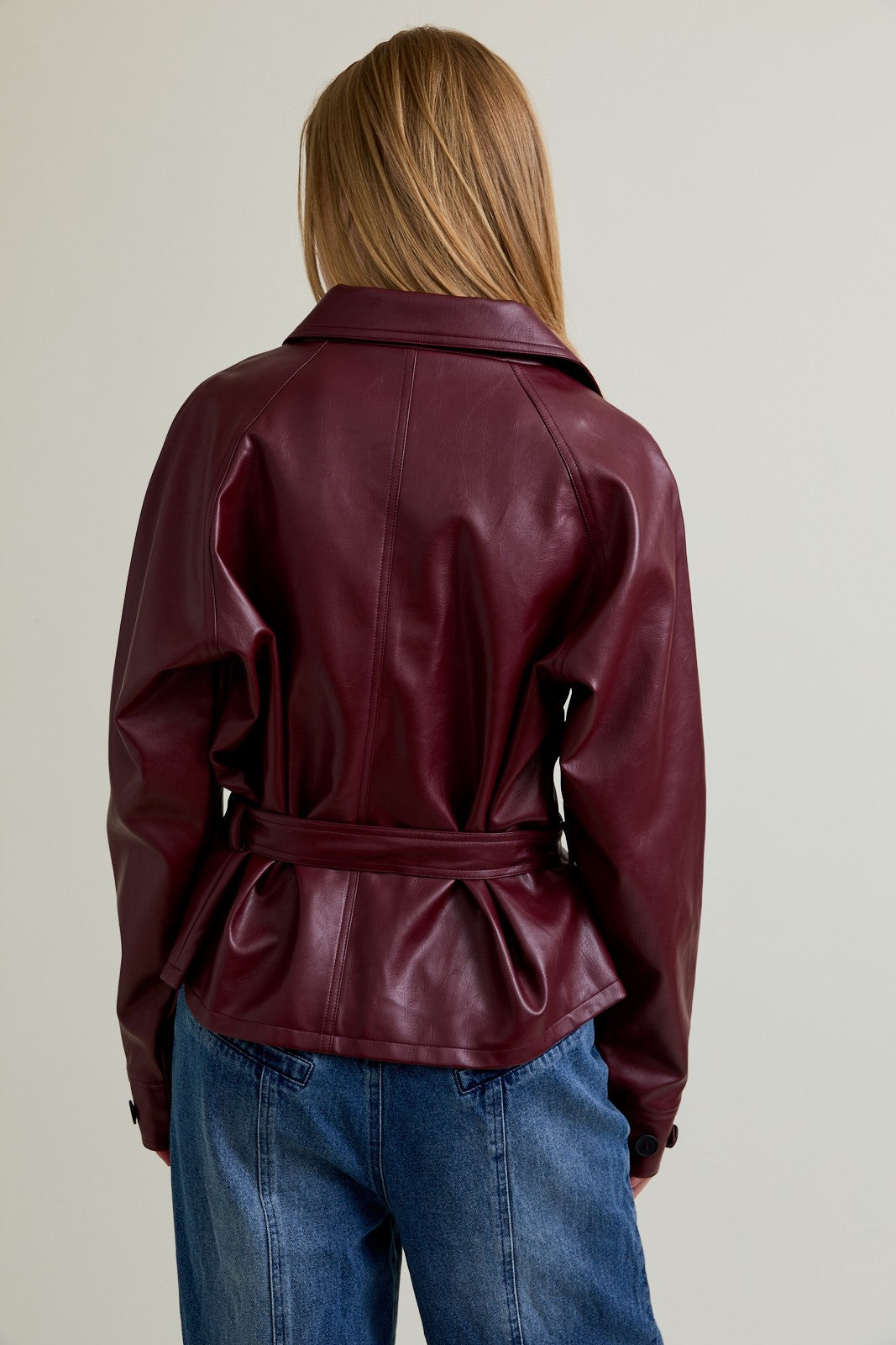 Luna Burgundy Coat