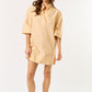 Lilia white and orange dress