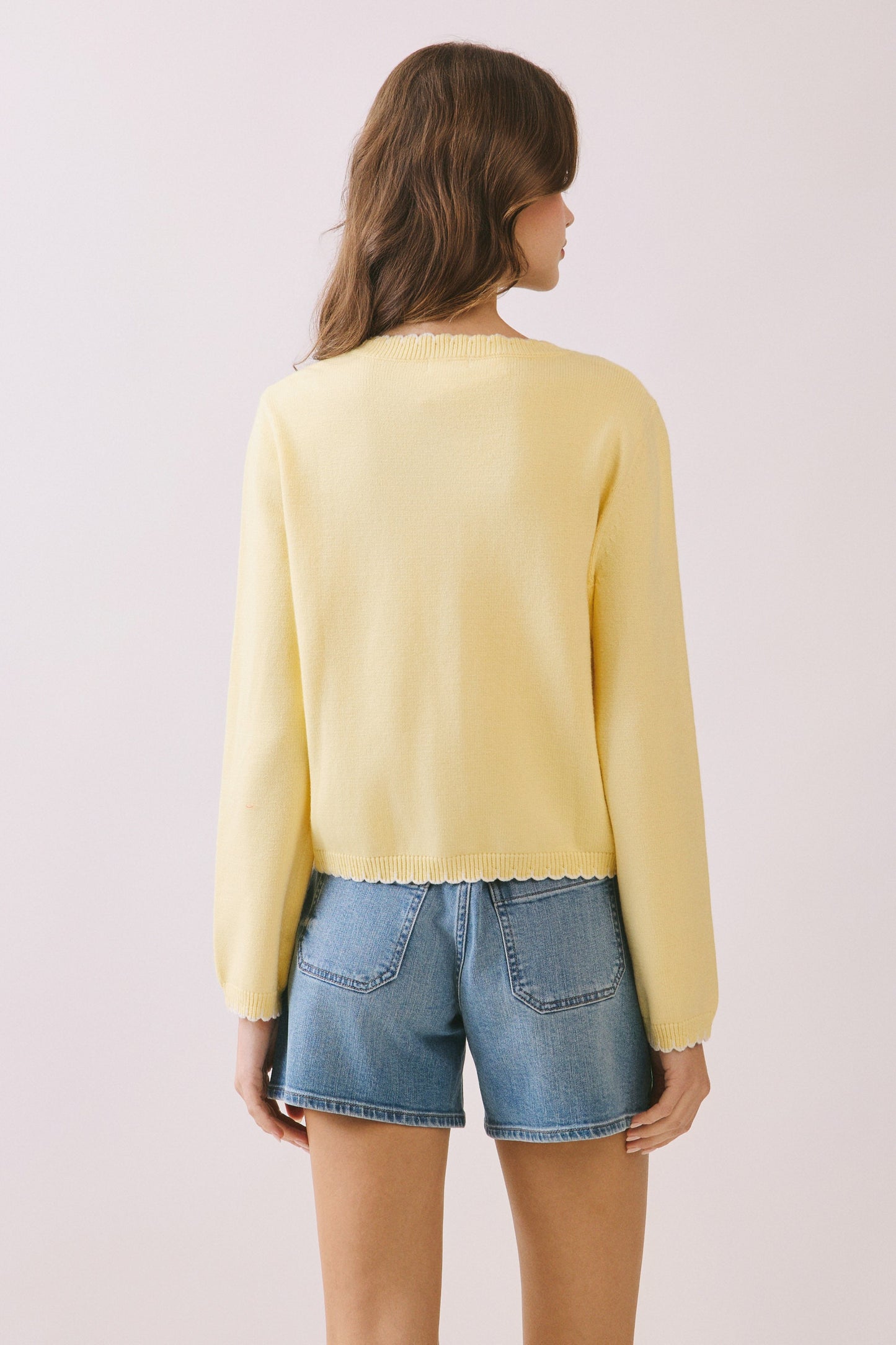Tia Yellow Sweater