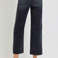 Risen high rise crop wide leg jeans