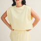 Kaia Yellow Open Back Top