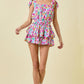 Dallas magenta dress