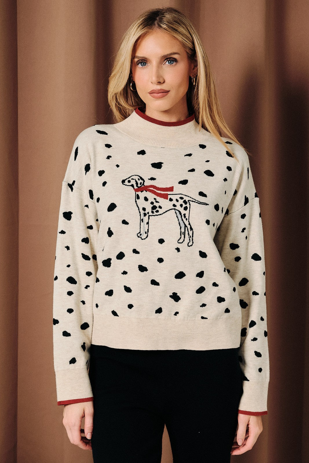 Sarah Dalmatian Sweater