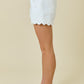 Daniella Denim Shorts White