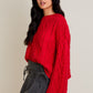 Luna Red Sweater