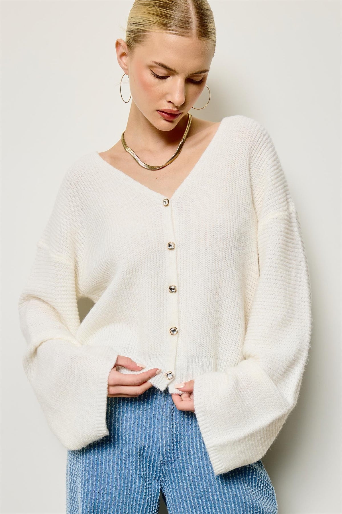 Maddy Ivory Cardigan