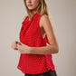 Lacie Red Halter NeckTop