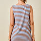Deb Mocha and Blue Dress