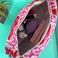 Quilted Makeup Bag | Cosmetics Toiletry Bag | Cherry Print