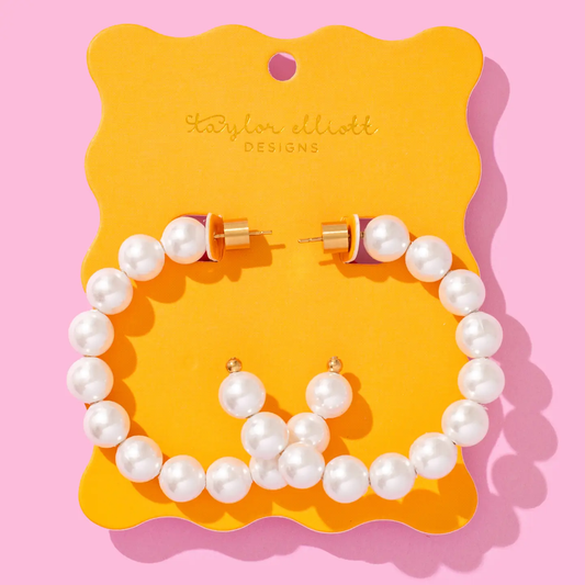 Gold-Plated w/ Pearls - Alice