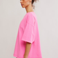 TACKLE TEE / HOT PINK