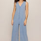 Z SUPPPLY Solace Denim Jumpsuit