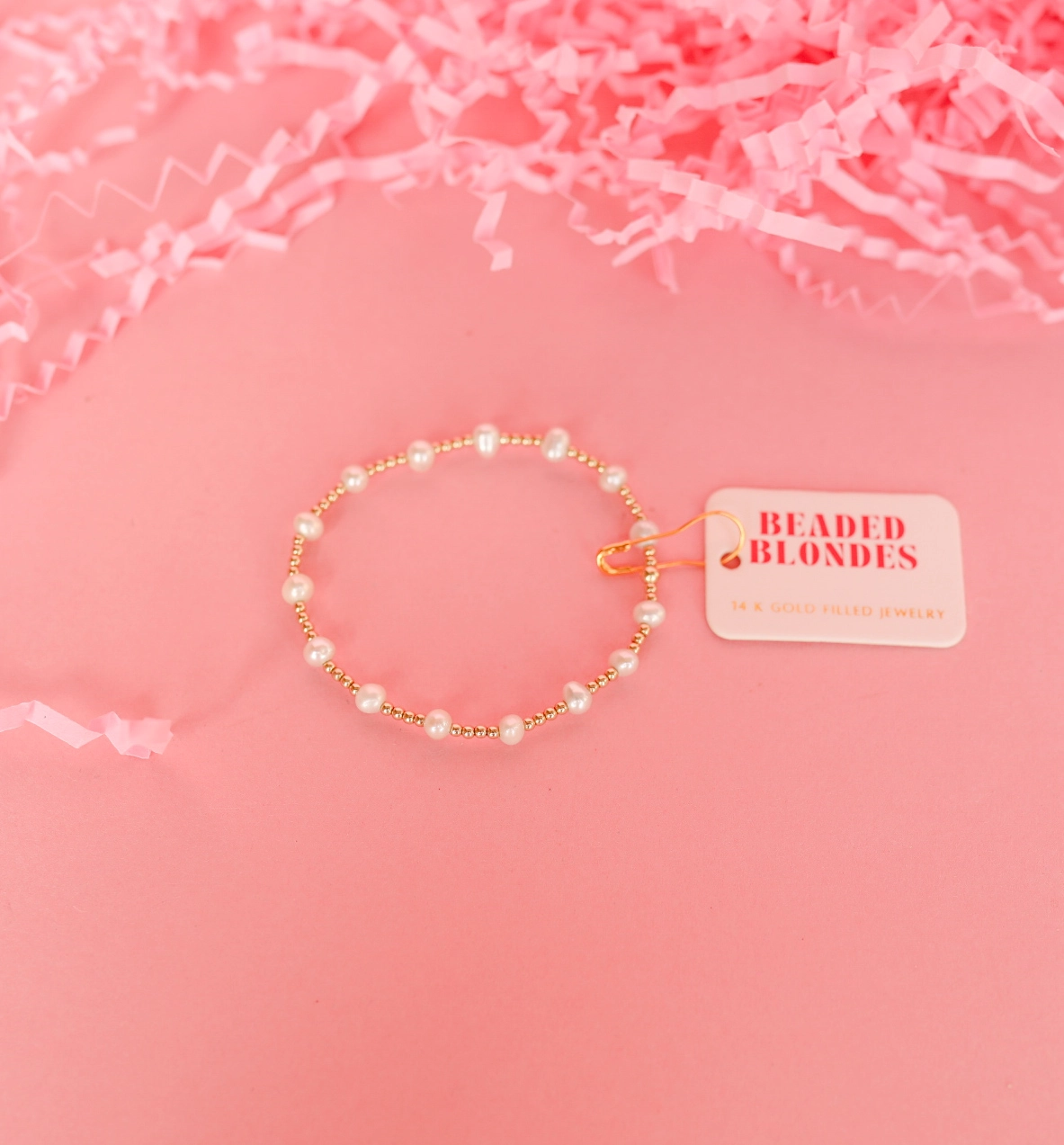 Lolo Pearl Bracelet in Gold Standard 6.75 inch