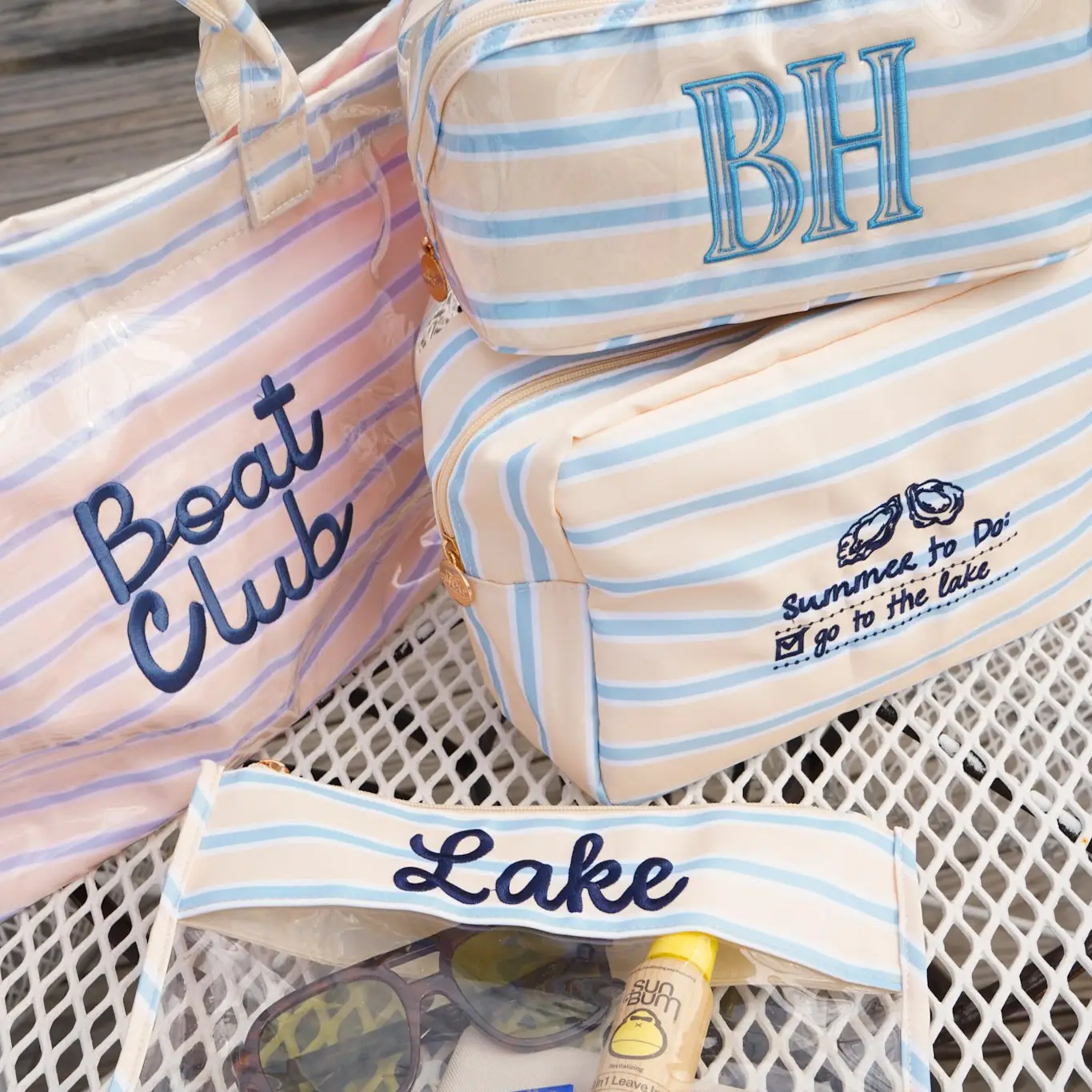 Lake - Butter & Blue Clear Pouch