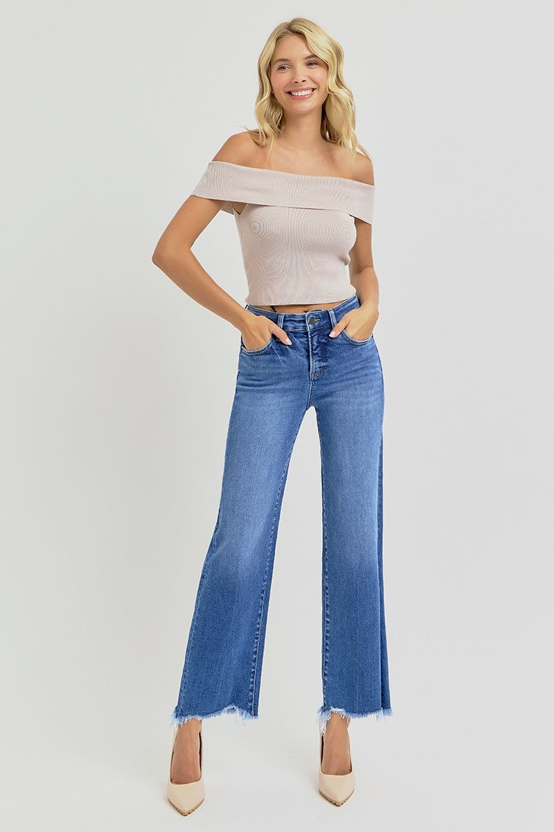 Risen high rise TUMMY CONTROL jeans