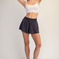 A-line Shorts Charcoal