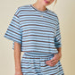 Diana Blue and Brown Set Top