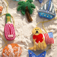 Beaded Bag Charms Fish / Boat