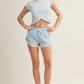 Kinsley Blue Crossover Top