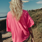 TACKLE TEE / HOT PINK