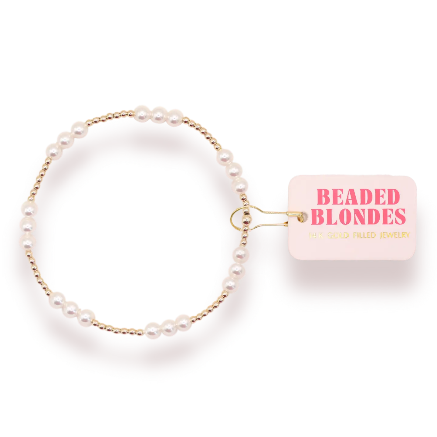Ily Pearl Bracelet in Gold Standard 6.75 inch
