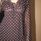Bella Brown Polka Dot Dress