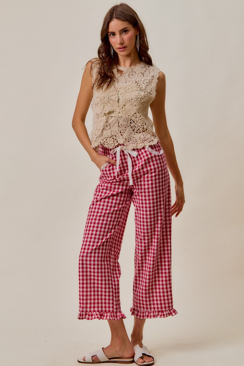 Sarah Gingham Pants